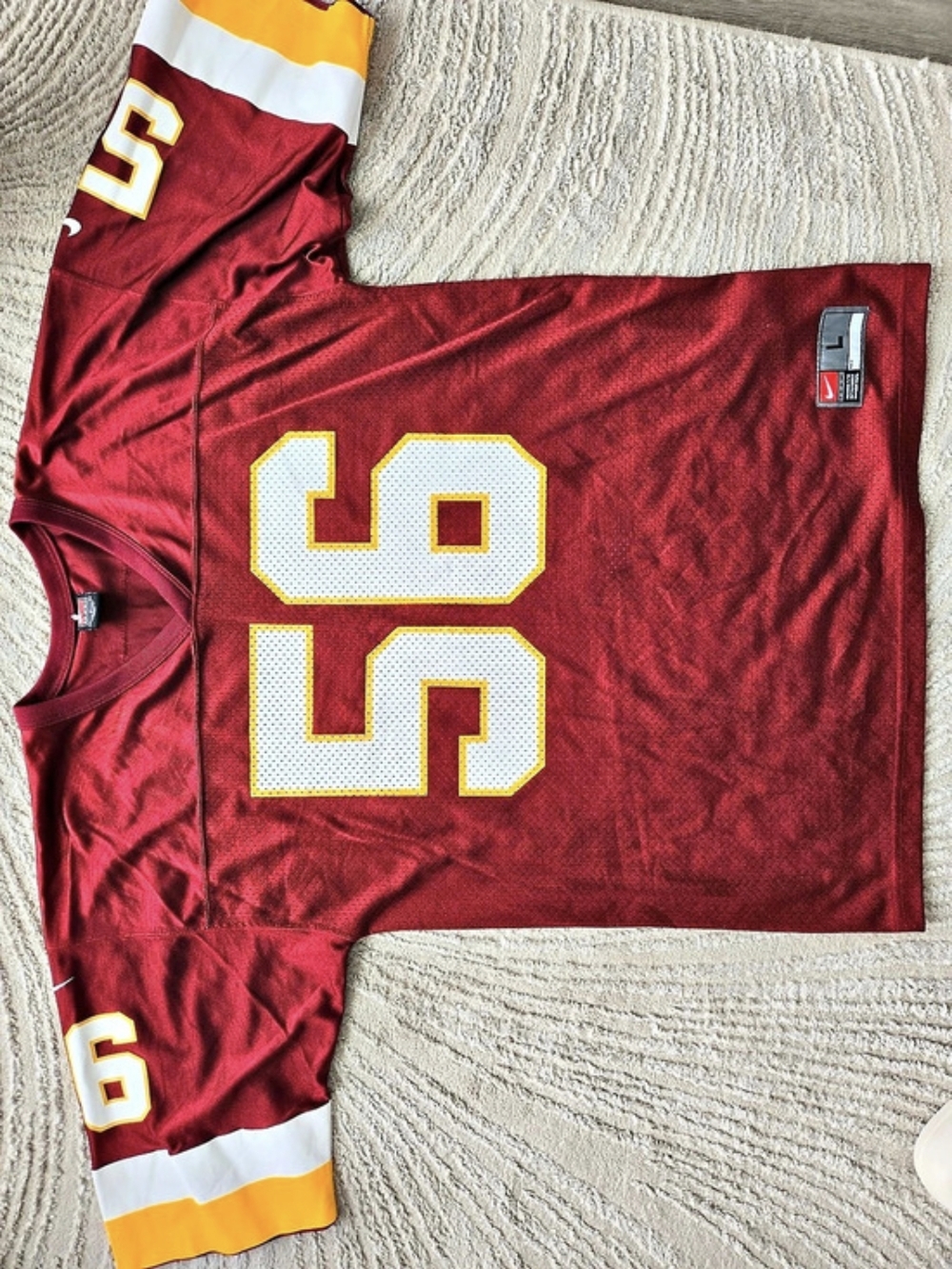 Nike Washington Redskins LaVar Arrington #56 Vintage Nike Team Jersey Red &